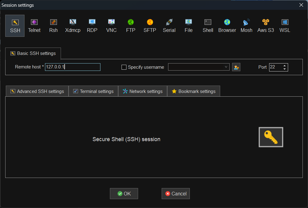 mobaxterm ssh