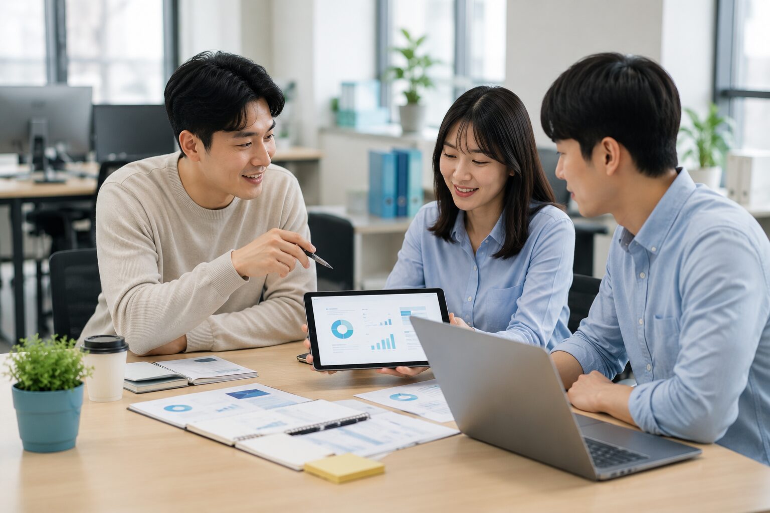 중소기업 재직 청년의 자산형성 지원과 청년미래적금 우대형 상담 장면