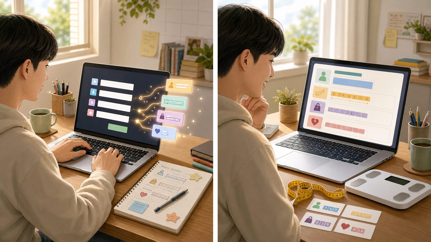 파이썬 초급 3강: 입력과 출력, f-string으로 계산 결과 보여주기 - f-string을 쓰면 계산한 값을 문장 안에 자연스럽게 넣어 사용자에게 읽기 좋은 결과로 보여줄 수 있습니다.
